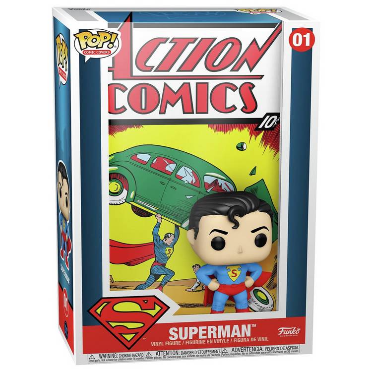 Funko POP Comic Cover DC Superman Action Figure 0