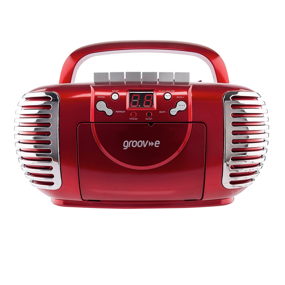 Groov-e Retro CD Boombox with Cassette & Radio Review