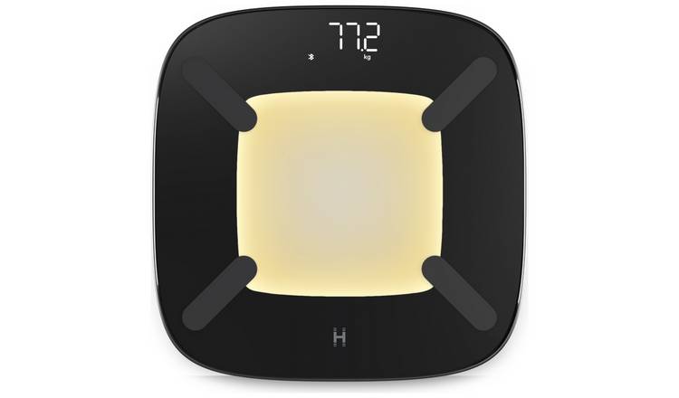 Homedics Glo Body Analyser Bathroom Scale - Black