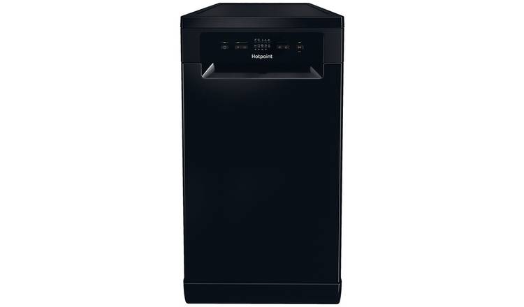 Hotpoint HP2FE10CS90BUK Slimline Dishwasher - Black