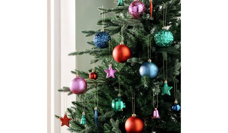 Habitat Pack of 49 Scandi Christmas Baubles