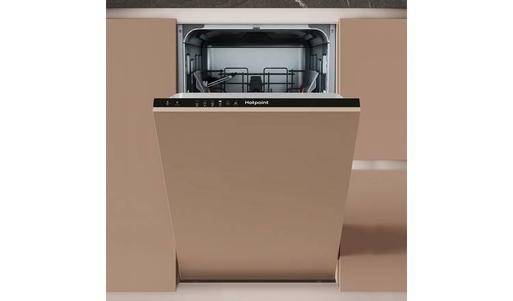 Hotpoint HP2IE10CS80UK Slimline Integrated Dishwasher Black