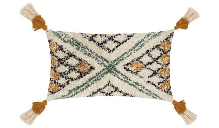 furn Atlas Striped Cushion - Cream - 30x50cm
