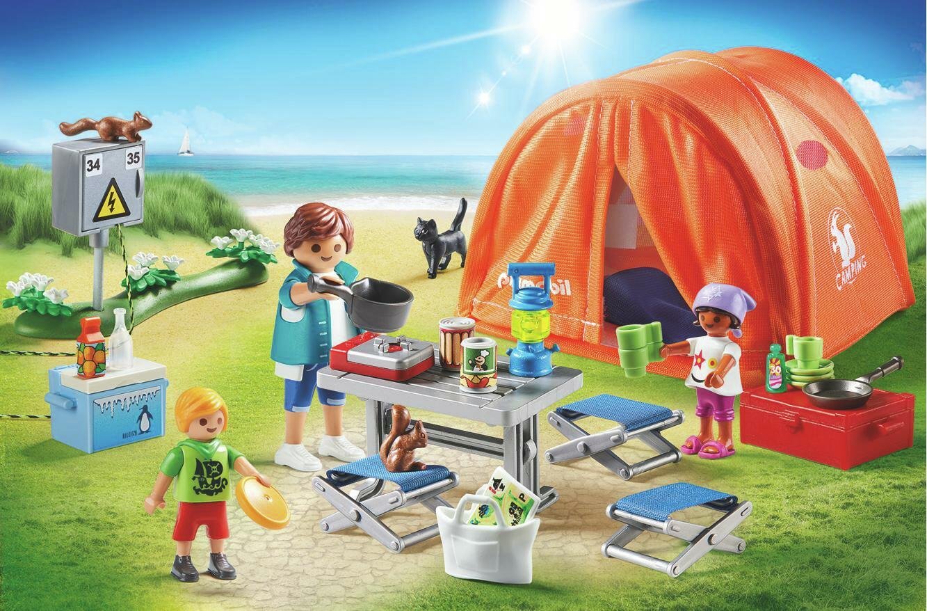 playmobil camping set