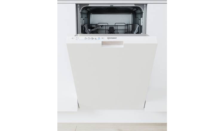 Indesit IN2ID10CS80UK Slimline Integrated Dishwasher - White