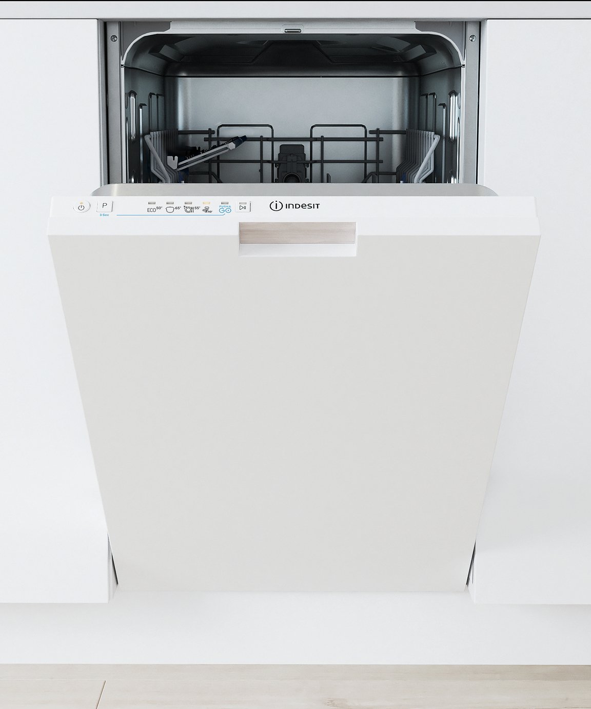 Indesit IN2IE10CS80UK Slimline Integrated Dishwasher