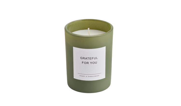 Home Grateful For You Medium Candle - Honey & Sandalwood