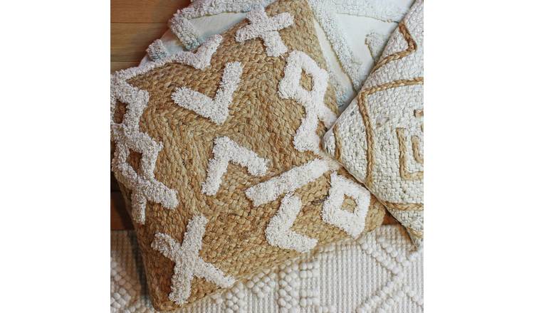 furn Camfa Jute Cushion - Natural - 45x45cm