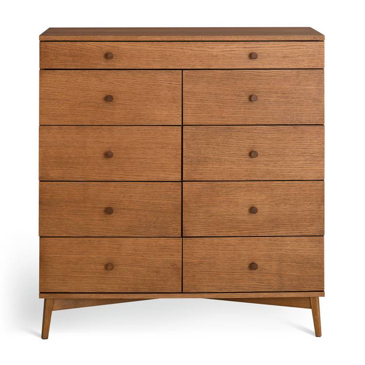 Habitat Kirk 9 Drawer Chest - Walnut