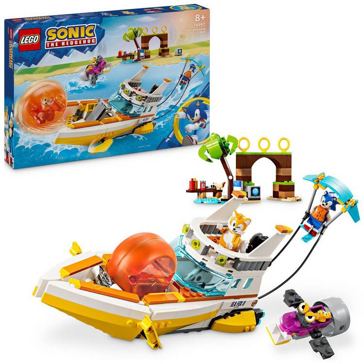 LEGO Sonic the Hedgehog Tails' Adventure Boat Toy 76997 0