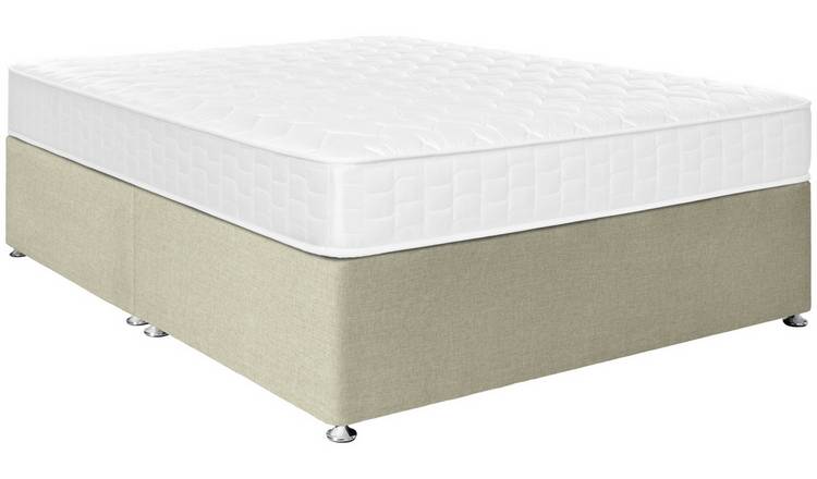 Argos Home Elmdon Deep Ortho Double Divan Bed - Natural