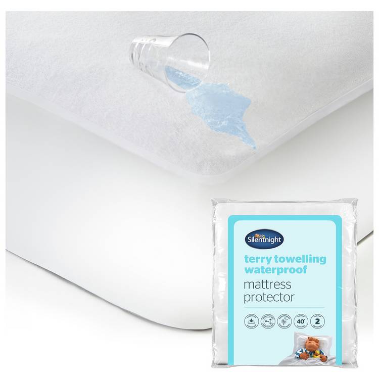 Silentnight Terry Towelling Mattress Protector - Double 0