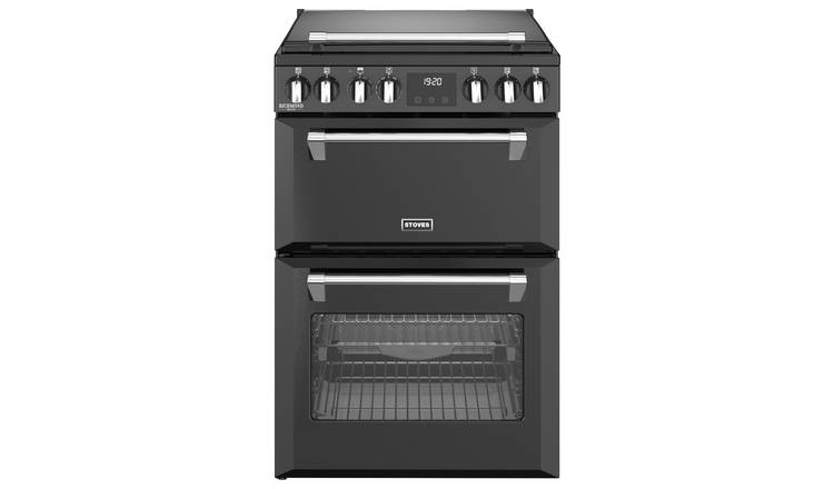 Stoves 60cm Double Oven Electric Range Cooker - Black