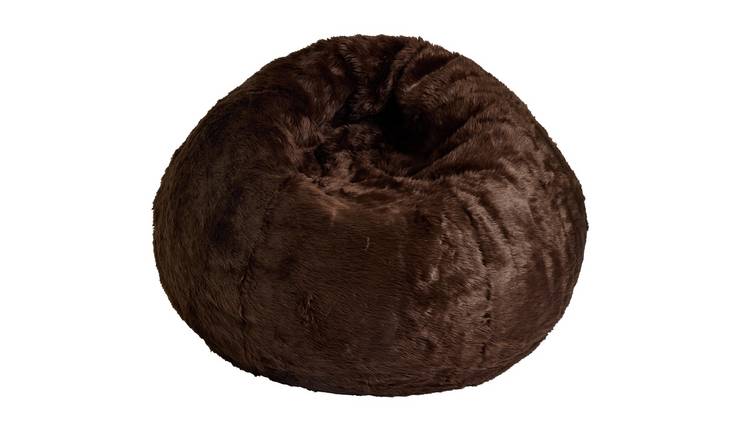 Kaikoo Ayrton Fur Bean Bag - Brown