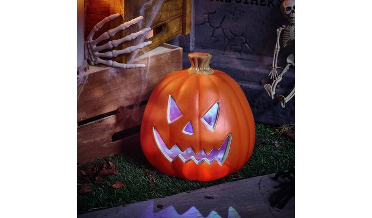 Argos Home Medium LED Pumpkin Halloween Decoration