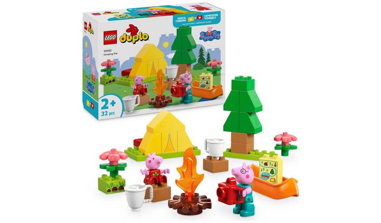 LEGO DUPLO Peppa Pig Camping Trip Toddler Learning Toy 10452