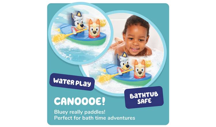 Buy Tomy Toomies Bluey Bath Canoe | Baby bath toys | Argos