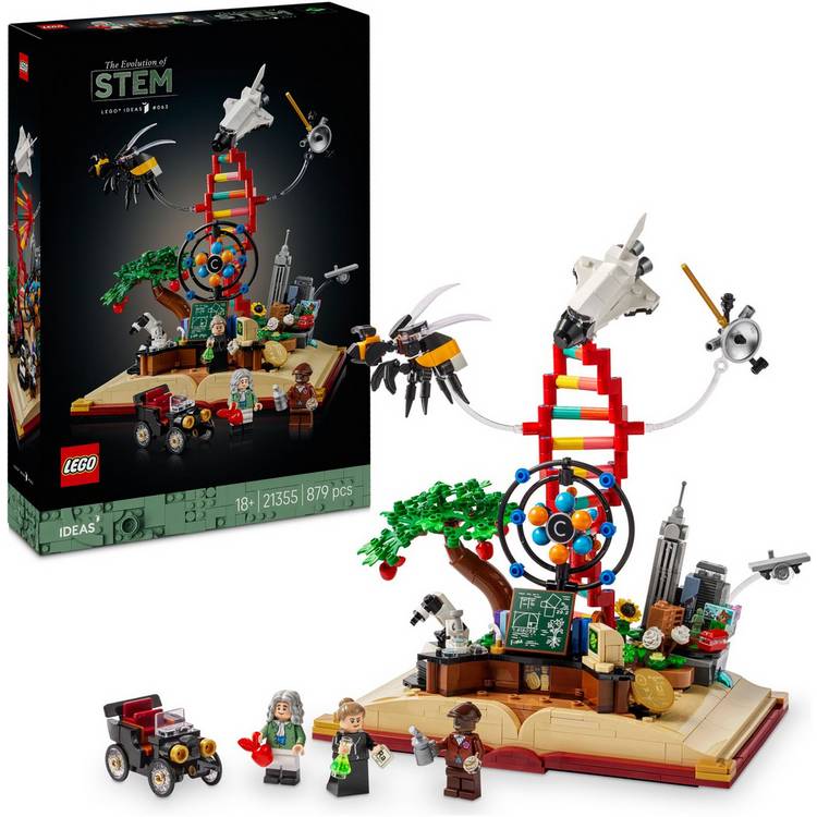 LEGO Ideas The Evolution of STEM Set for Adults 21355 0