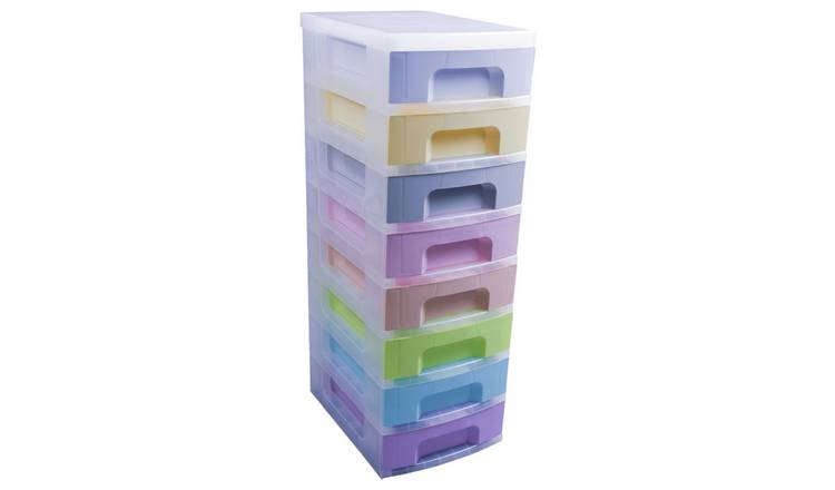 Buy Really Useful 8 Drawer Storage Tower Pastels Argos