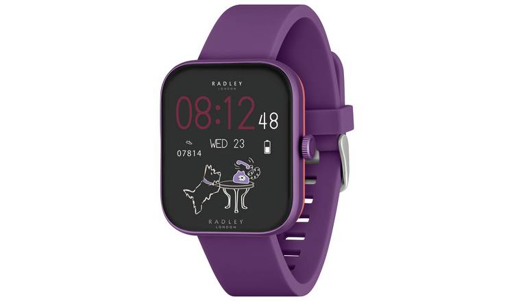 Radley Series 32 Purple Silicone Strap Smart Watch