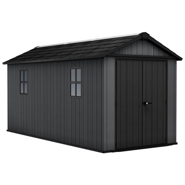 Keter Newton Plus Apex Outdoor Storage Shed 8 x 15ft 0