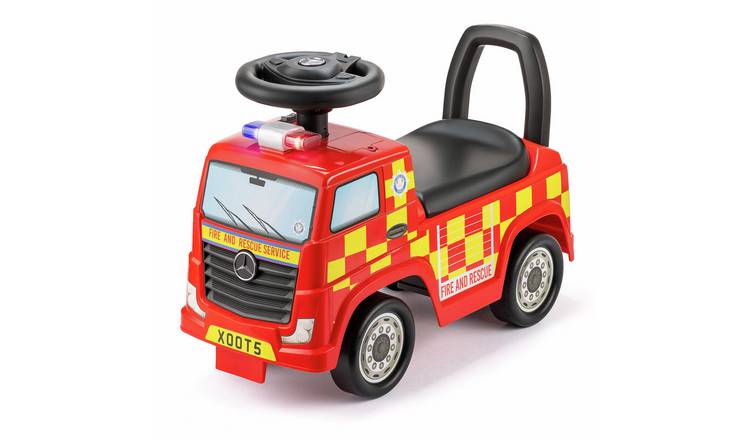 Xootz Mercedes-Benz Fire Engine Foot to Floor Ride On