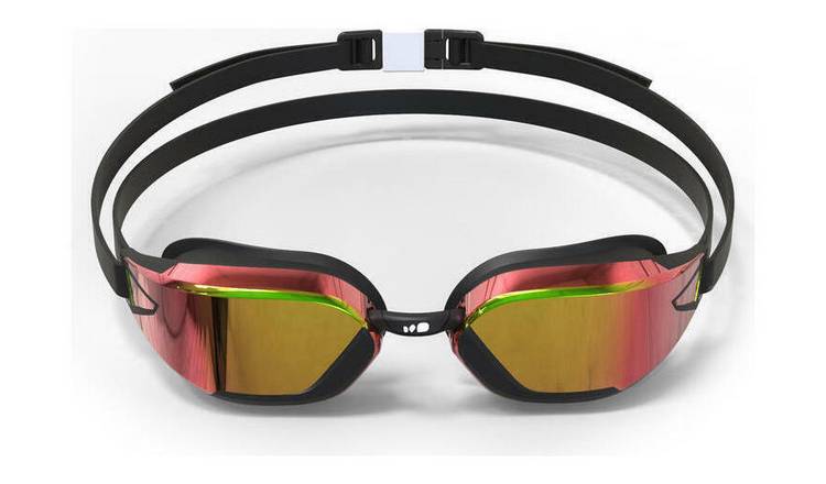 Decathlon Swimming Goggles with Mirrored lenses B-Fast Black