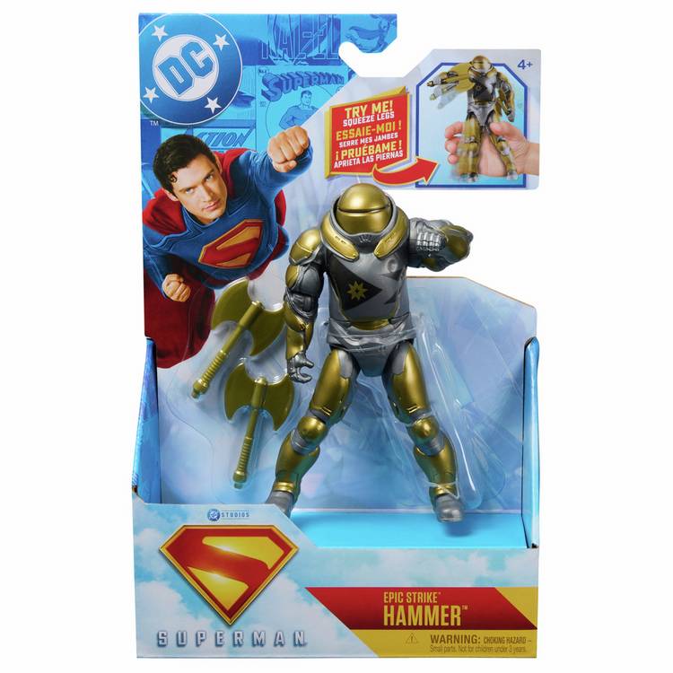 DC Comics Superman Movie 6 Inch Hammer Toy Figure 0