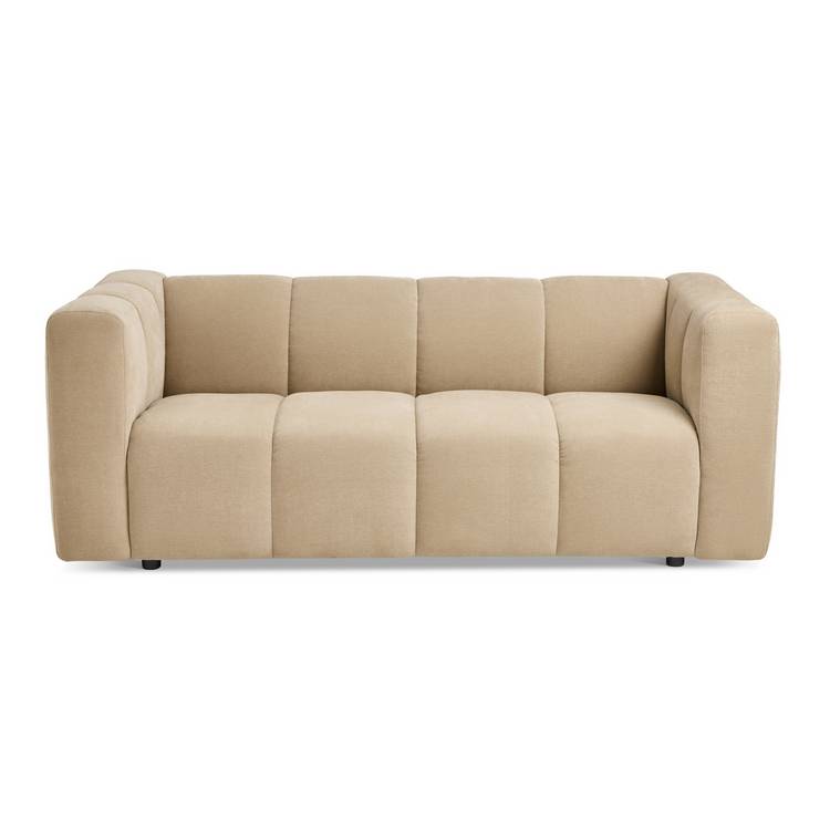 Habitat Kristen Fabric 3 Seater Sofa - Cream 0