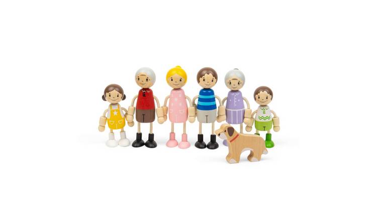 Bigjigs Toys Generational Family Dolls - 18 Months +