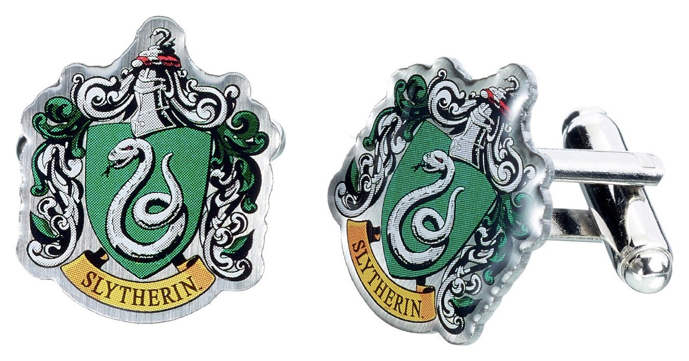 Harry Potter Slytherin Crest Cufflinks.