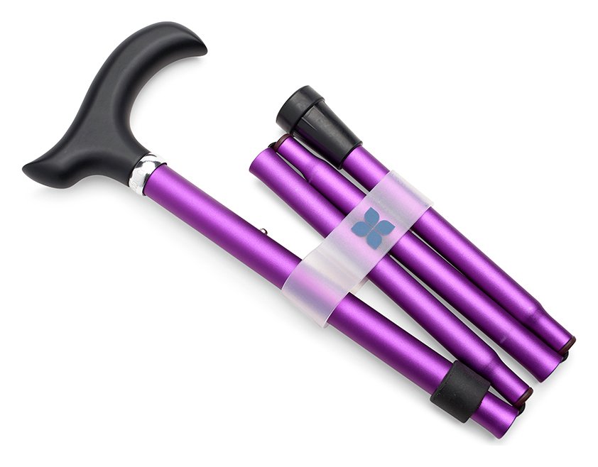 Blue Badge Co Folding Walking Stick in Purple review