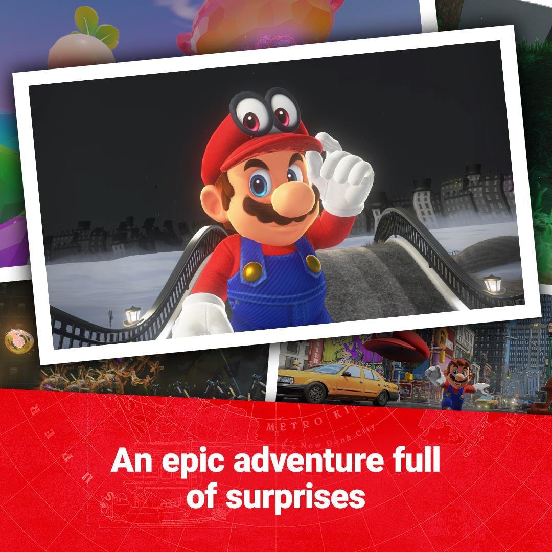 Super Mario Odyssey Nintendo Switch Game. Review