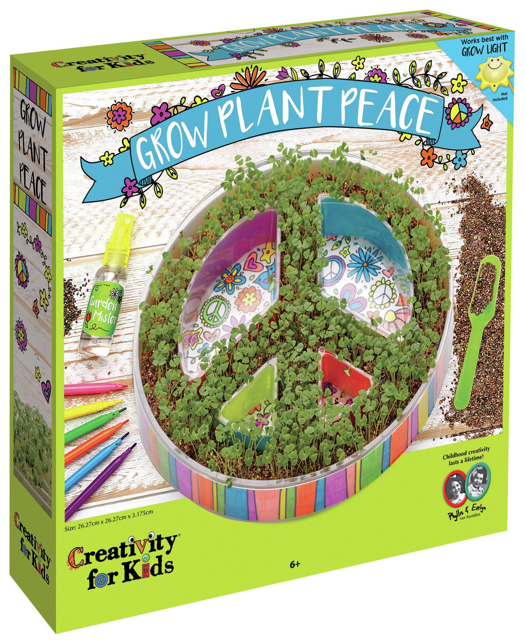 Creativity for Kids GROW Plant a Peace Garden Set