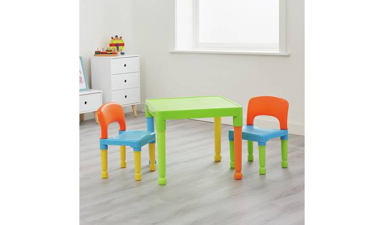 Liberty House Kids Plastic Table & 2 Chairs
