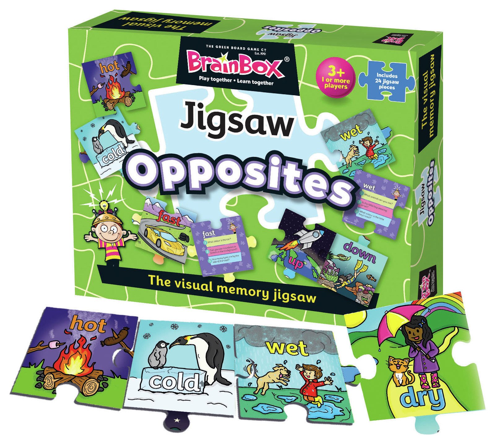 Brainbox Opposites Jigsaw and Game.