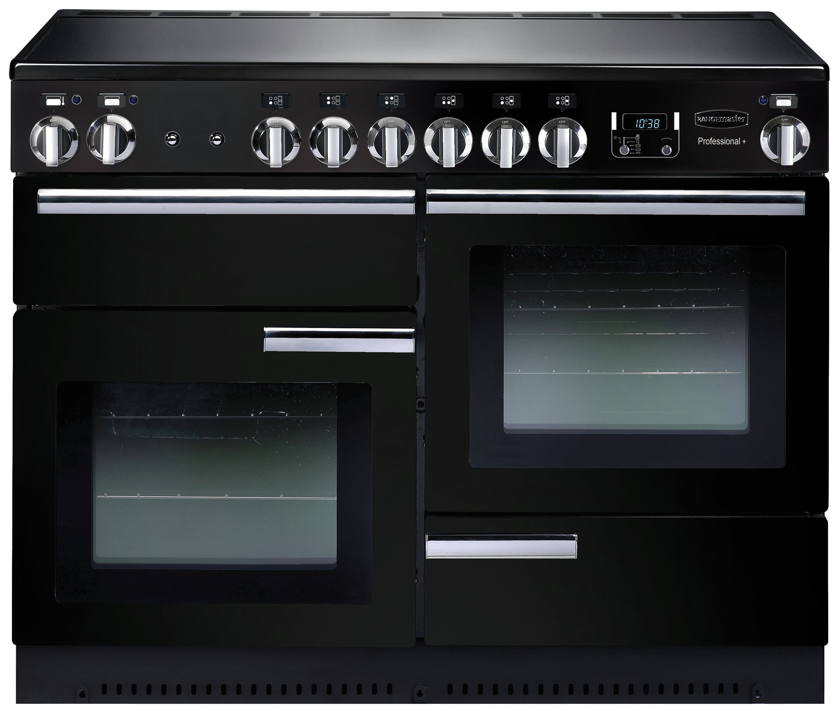 Rangemaster Professional Plus 110cm Range Cooker - Black