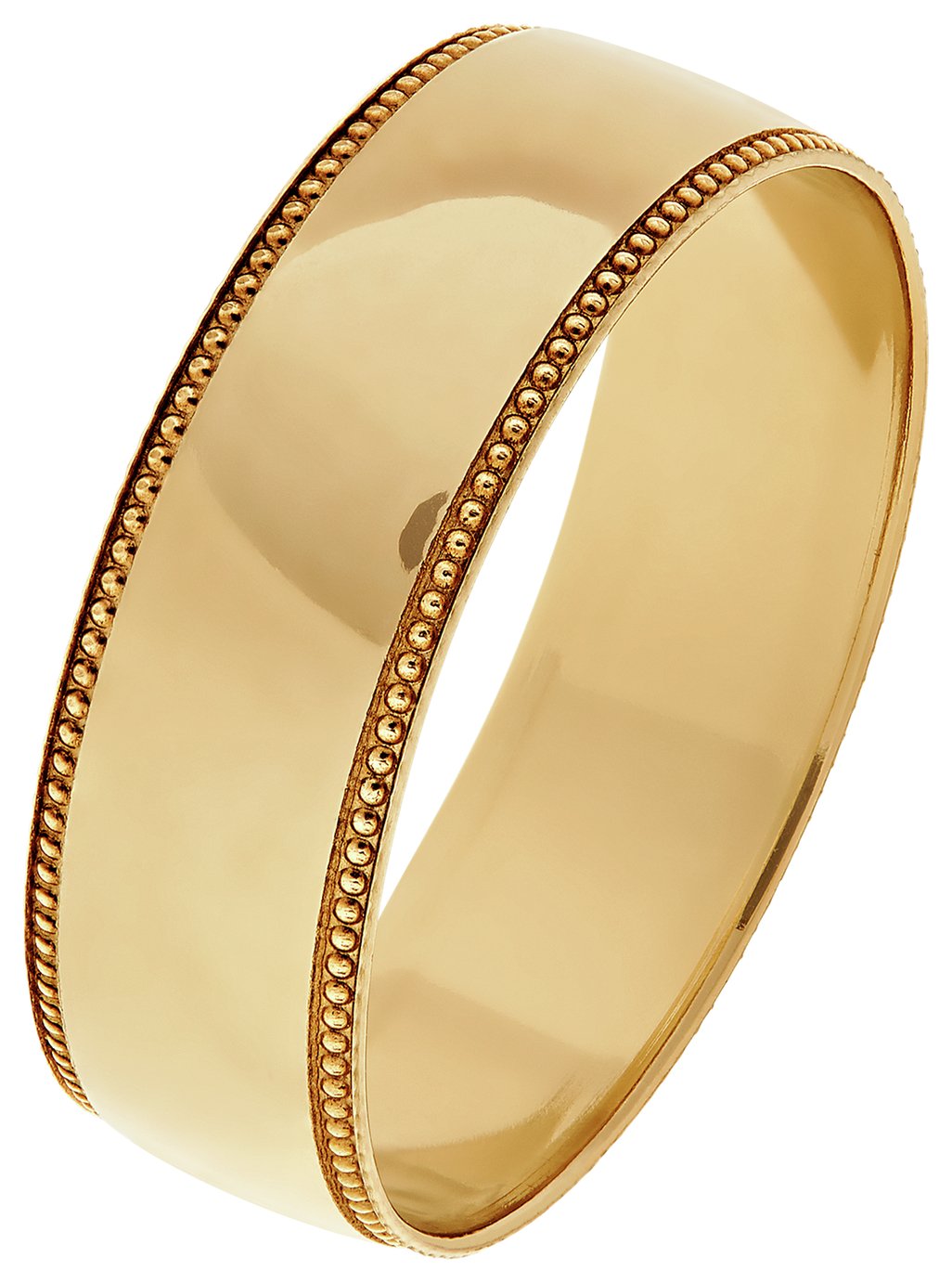 Revere 9ct Gold Plain Milgrain Wedding Ring Review