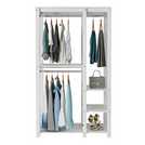 Buy Argos Home Open Decorative Wardrobe Unit - White | Clothes rails ...