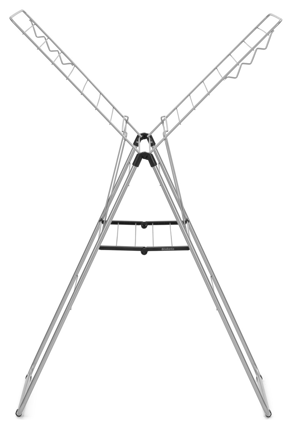 20m Hang On Clothes Airer Metallic