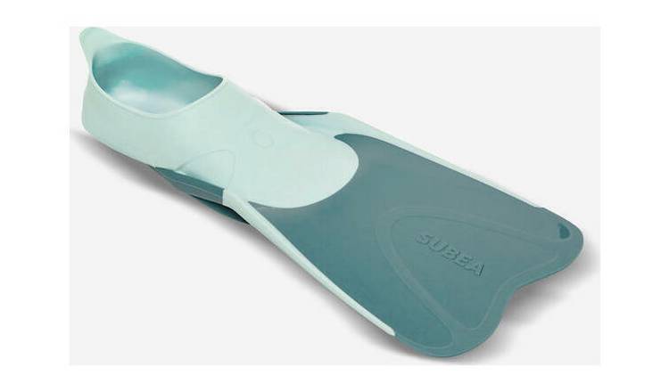 Decathlon Kids' Scuba Fin - FF 100 Soft Green UK 11.5-12