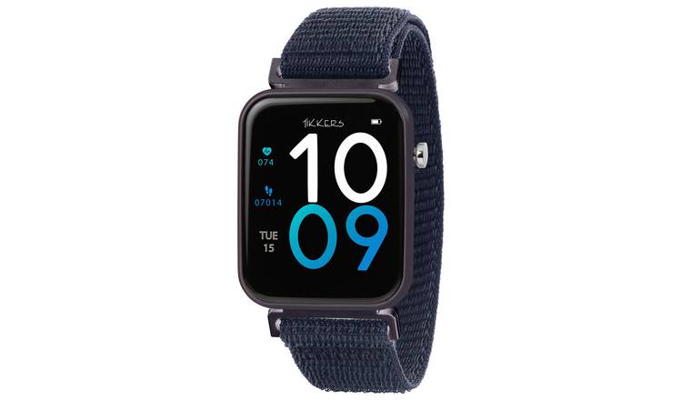 Tikkers Series 13 Navy Fabric Strap Smart Watch