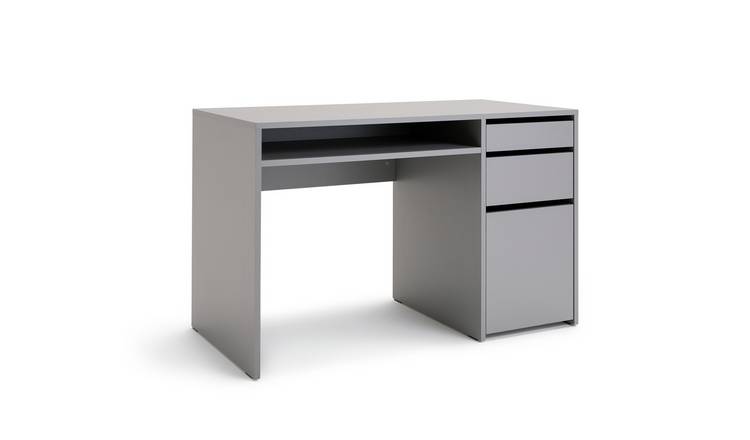 Argos Home Pepper 2 Drawer Pedestal Office Desk - Grey