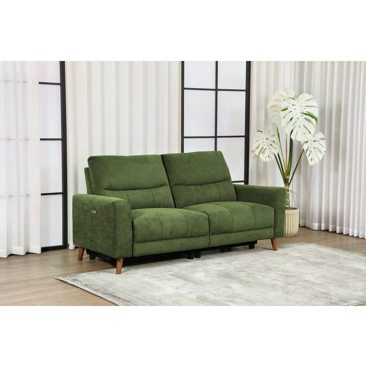 Argos Home Ezra Fabric 3 Seater Recliner Sofa - Green 0