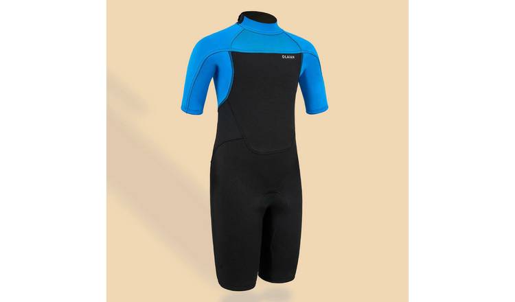 Decathlon Boy's Surfing 1.5 mm Shorty Wetsuit 500 8-9 yrs