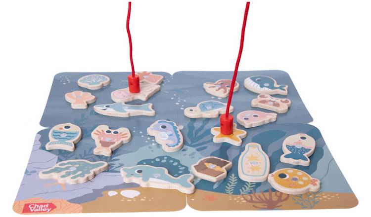 Chad Valley Wooden UnderThe Sea Fishing Game