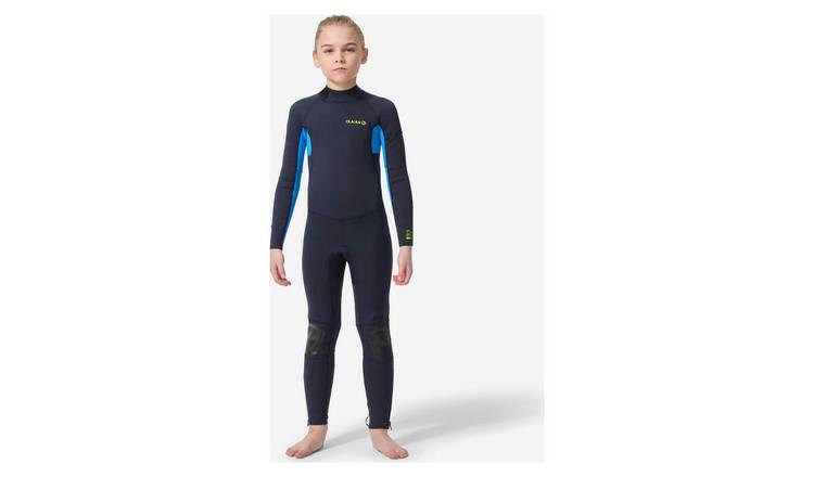 Decathlon Kids' Full Wetsuit 100 - Navy 8 years