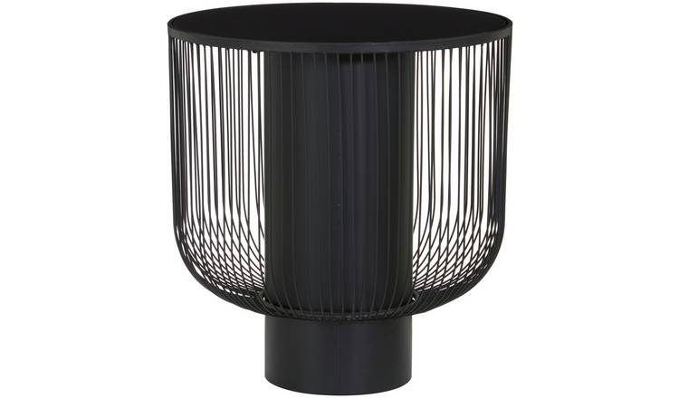 Fifty Five South Trento Round Side Table - Black