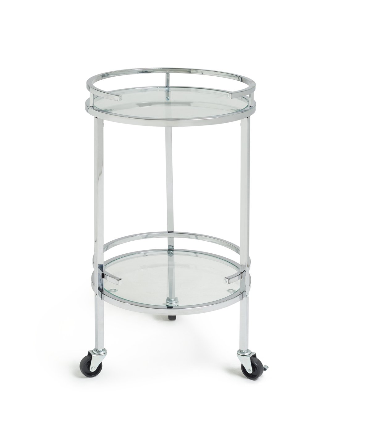 Argos Home Chrome and Glass Drinks Trolley Reviews Updated December 2023