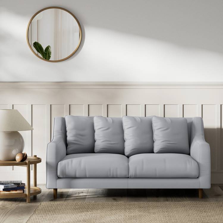Habitat Swift Fabric 2 Seater Sofa - Grey - Dark Leg 0